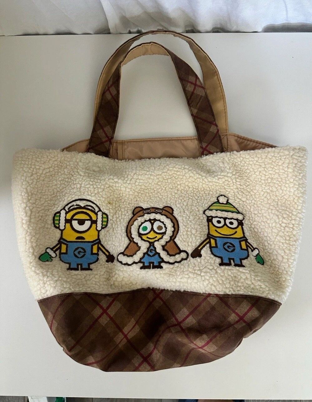 Universal Studios Japan USJ Minion Tote Bag Handbag Purse Exclusive Japan Import